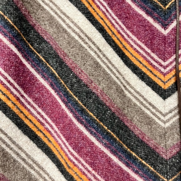 Zara Multicolor Chevron Midi Skirt - Picture 5 of 12